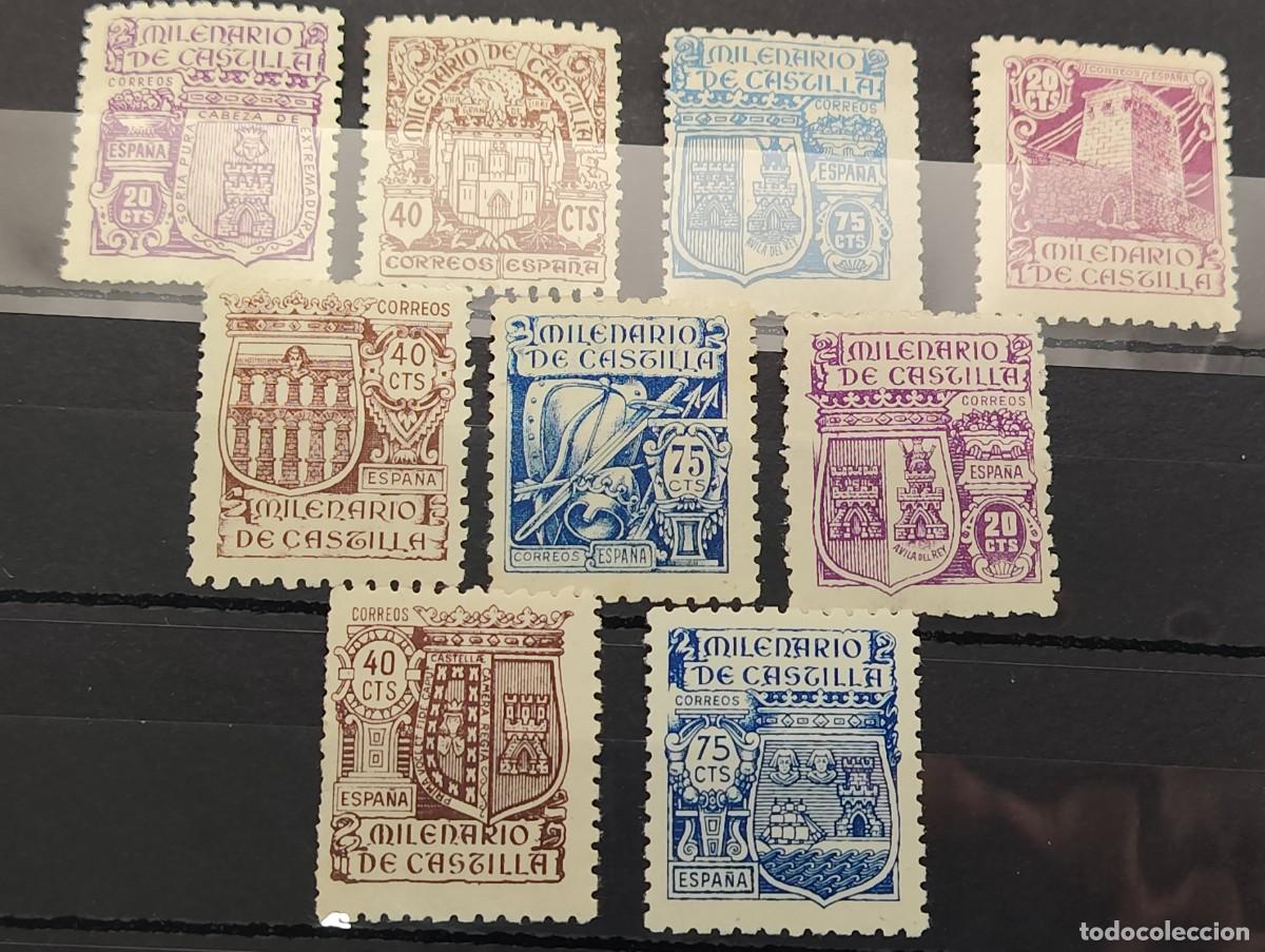 Sellos: ESPA&Ntilde;A EDIFIL 974 / 82 **. MILENARIO DE CASTILLA. VALOR DE CAT&Aacute;LOGO 35 &euro;
