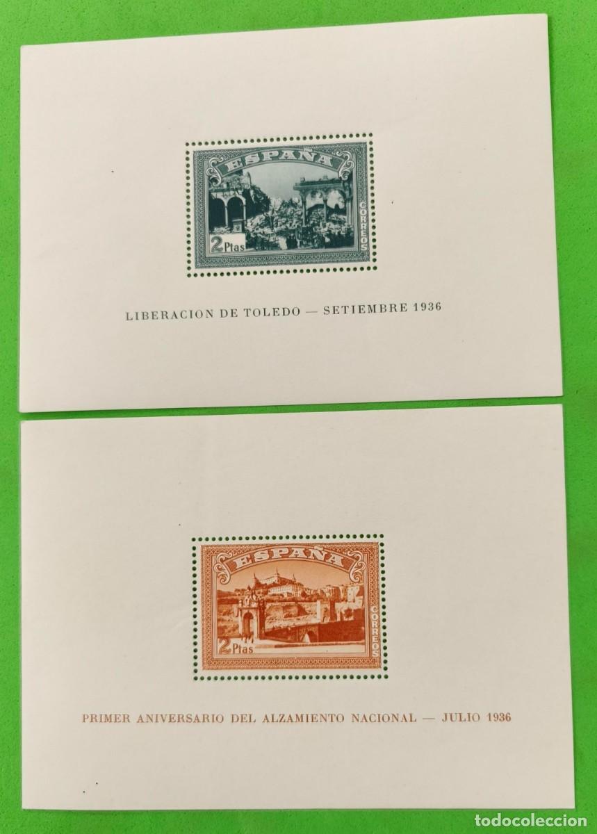 Sellos: ESPA&Ntilde;A. EDIFIL 836/37 ** HB I ANIVERSARIO ALZAMIENTO NACIONAL. CAT&Aacute;LOGO 135 &euro;