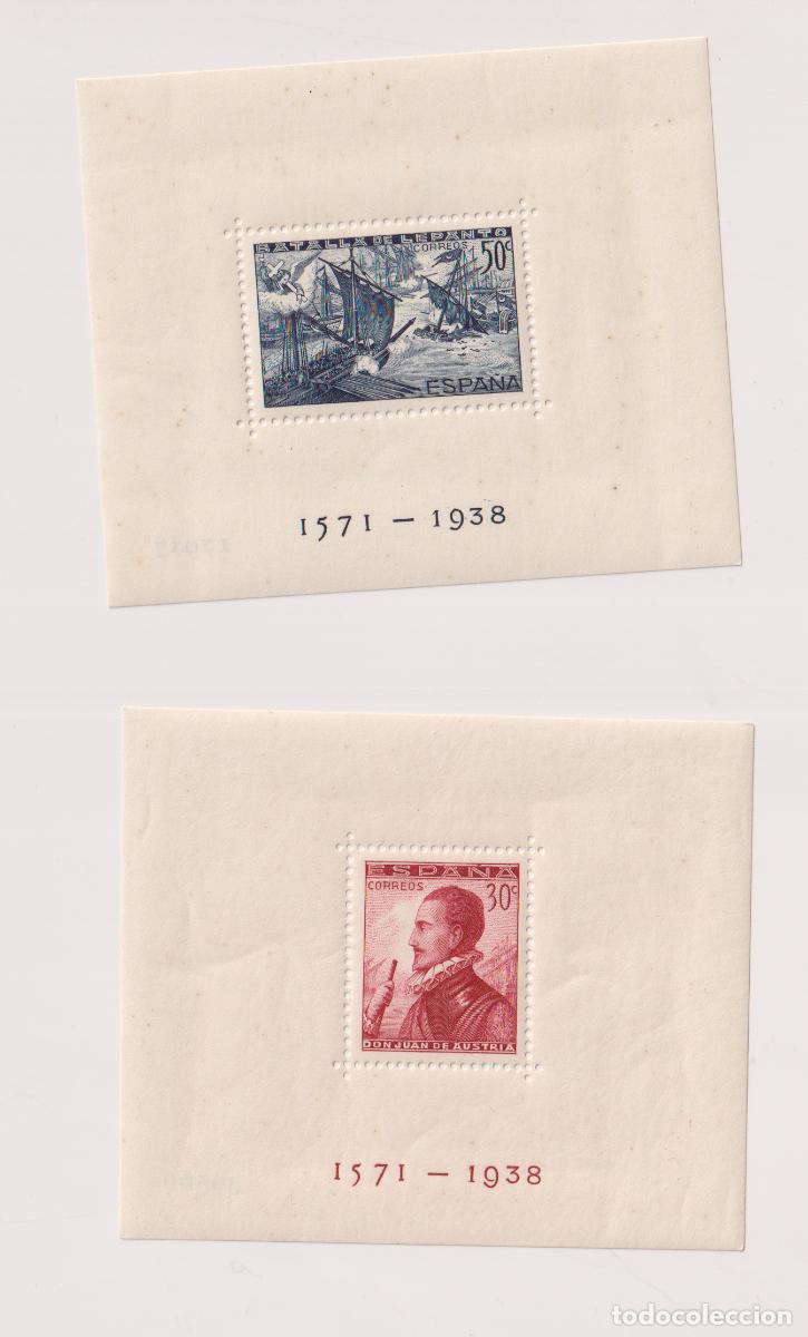 Sellos: ESPA&Ntilde;A EDIFIL 862 / 63 ** &rdquo; BATALLA DE LEPANTO DENTADAS &rdquo;. VALOR DE CAT&Aacute;LOGO 110 &euro;