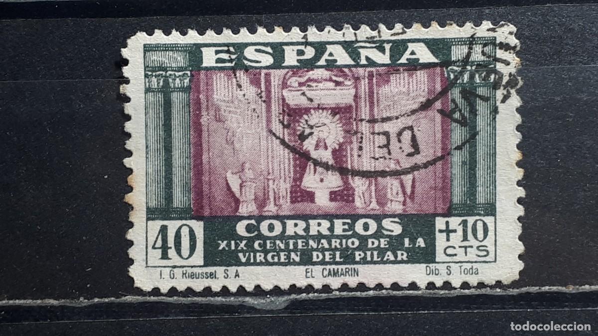 Sellos: ESPA&Ntilde;A. A&Ntilde;O 1940. &deg;. Edifil 893