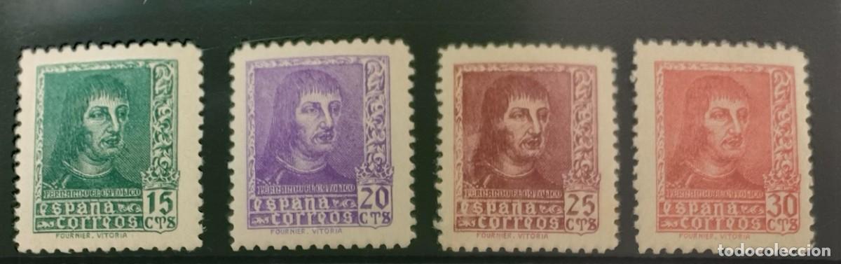Sellos: ESPA&Ntilde;A. EDIFIL 841/44 ** FERNANDO EL CATOLICO. 4 VALORES. CAT&Aacute;LOGO 64,20 &euro;