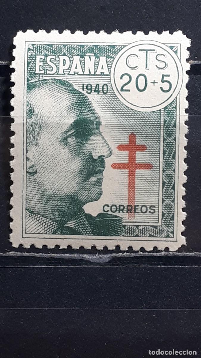 Sellos: ESPA&Ntilde;A. A&Ntilde;O 1940. ** EDIFIL 937. Bien CENTRADO