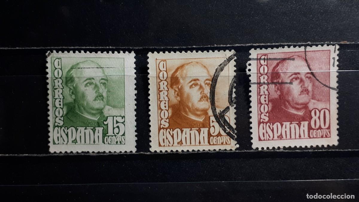 Sellos: ESPA&Ntilde;A. A&Ntilde;O 1948. &deg;. EDIFIL 1021/3