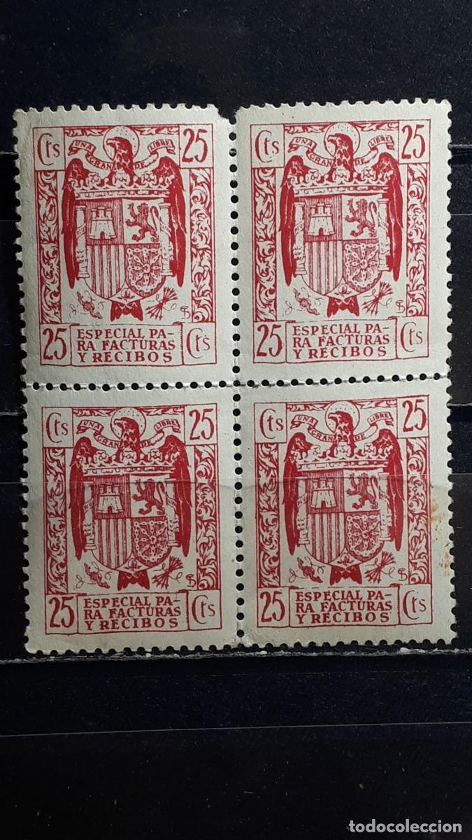 Sellos: ESPA&Ntilde;A. A&Ntilde;O 1940-50. **. Fiscal.
