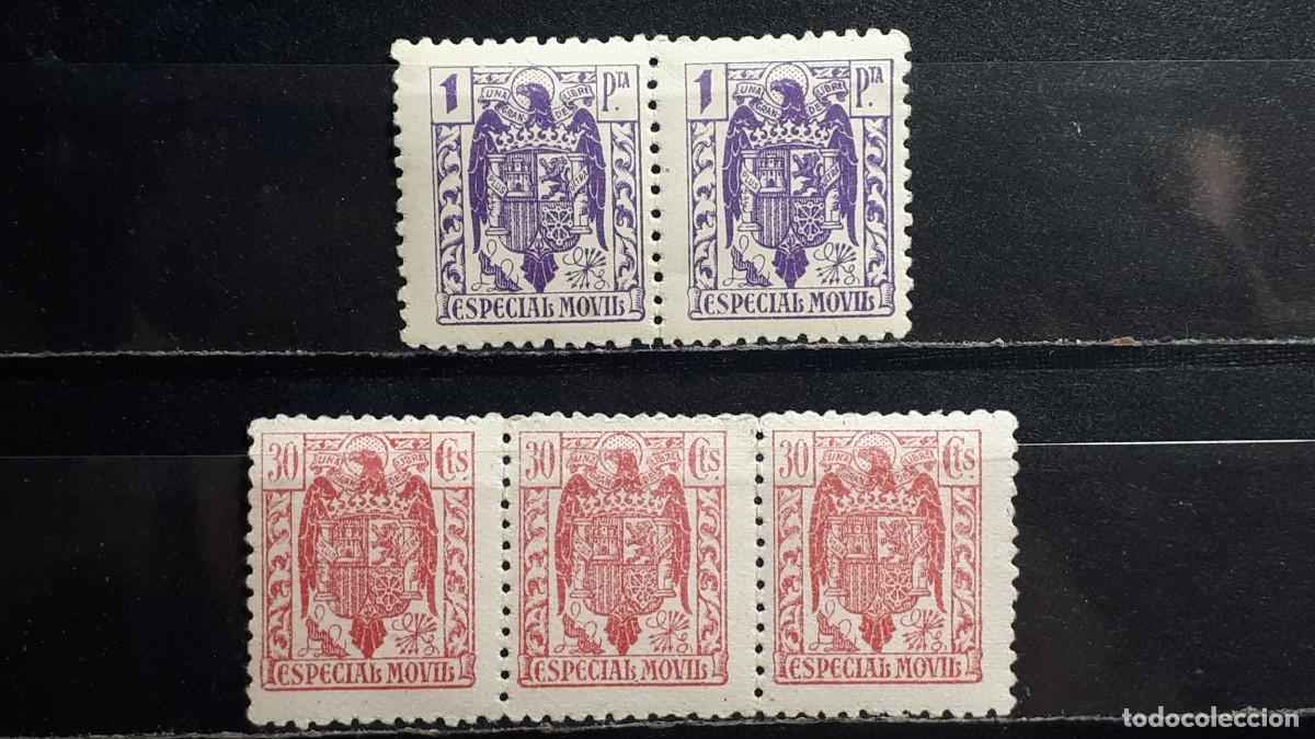Sellos: ESPA&Ntilde;A. A&Ntilde;O 1940-50. **. Fiscal.