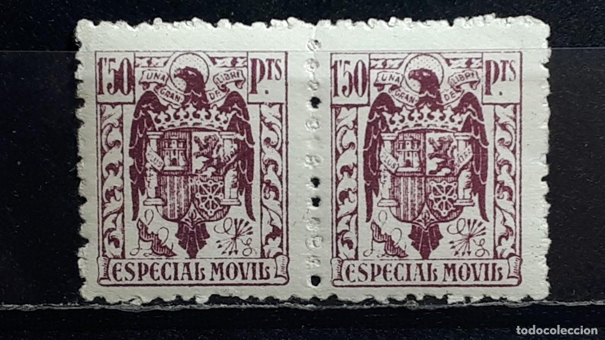 Sellos: ESPA&Ntilde;A. A&Ntilde;O 1940-50. **. Fiscal.