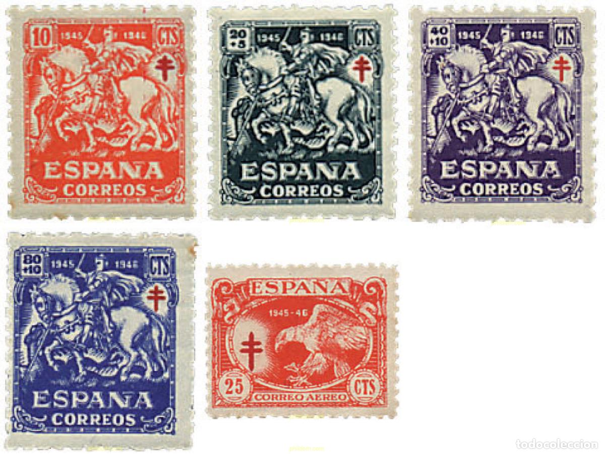 Sellos: 21479 MNH ESPA&Ntilde;A 1945 ANTITUBERCULOSIS