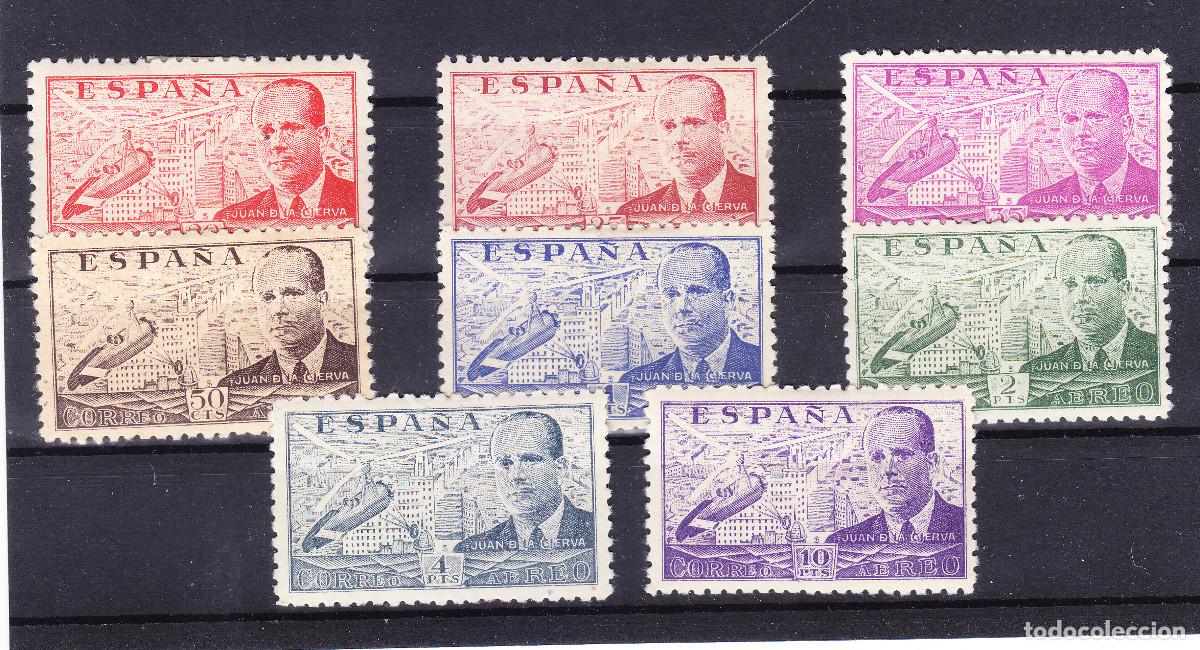 Sellos: *940/7 DE LA CIEVA A&Ntilde;O 1941. MUY BIEN CENTRADOS.DENTADO 10 .- BUENA OCASION