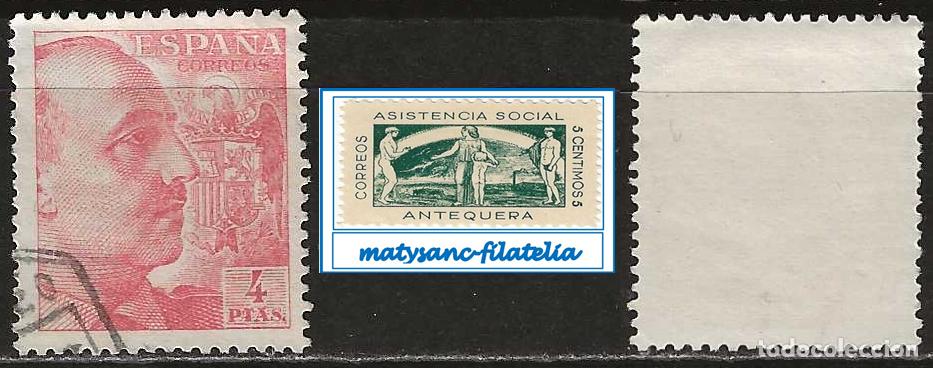Sellos: ESPA&Ntilde;A 1949-1953. EDIFIL 1058. VALOR DE 4 PESETAS &rdquo;GENERAL FRANCO&rdquo;. USADO LIMPIO
