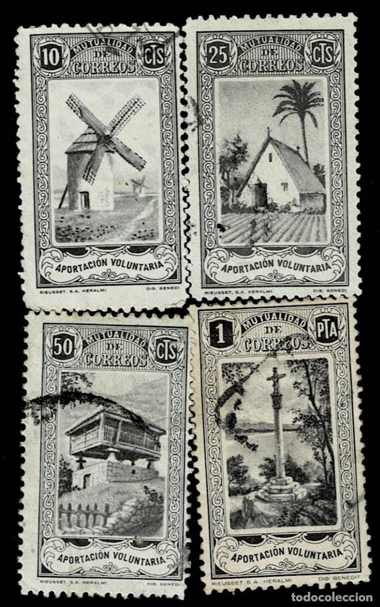 Sellos: B- MUTUALIDAD DE CORREOS - Pie RIEUSSET S.A. HERALMI Dib HERALMI Galvez n&ordm; 122-125 Usados