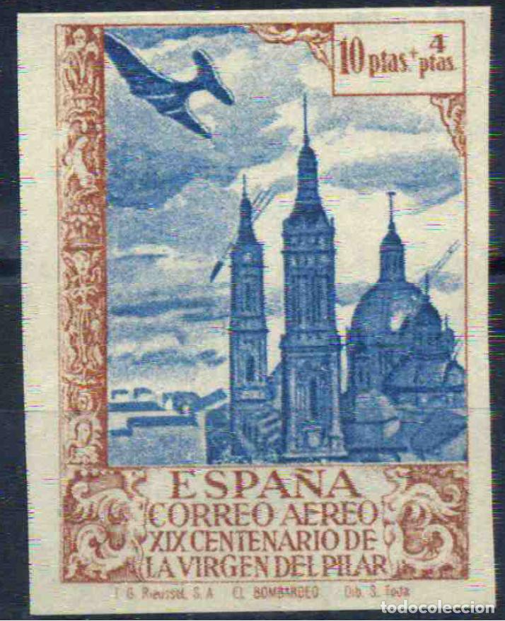 Sellos: Espa&ntilde;a - XIX Centenario de la Virgen del Pilar - 1940 - Reproducci&oacute;n