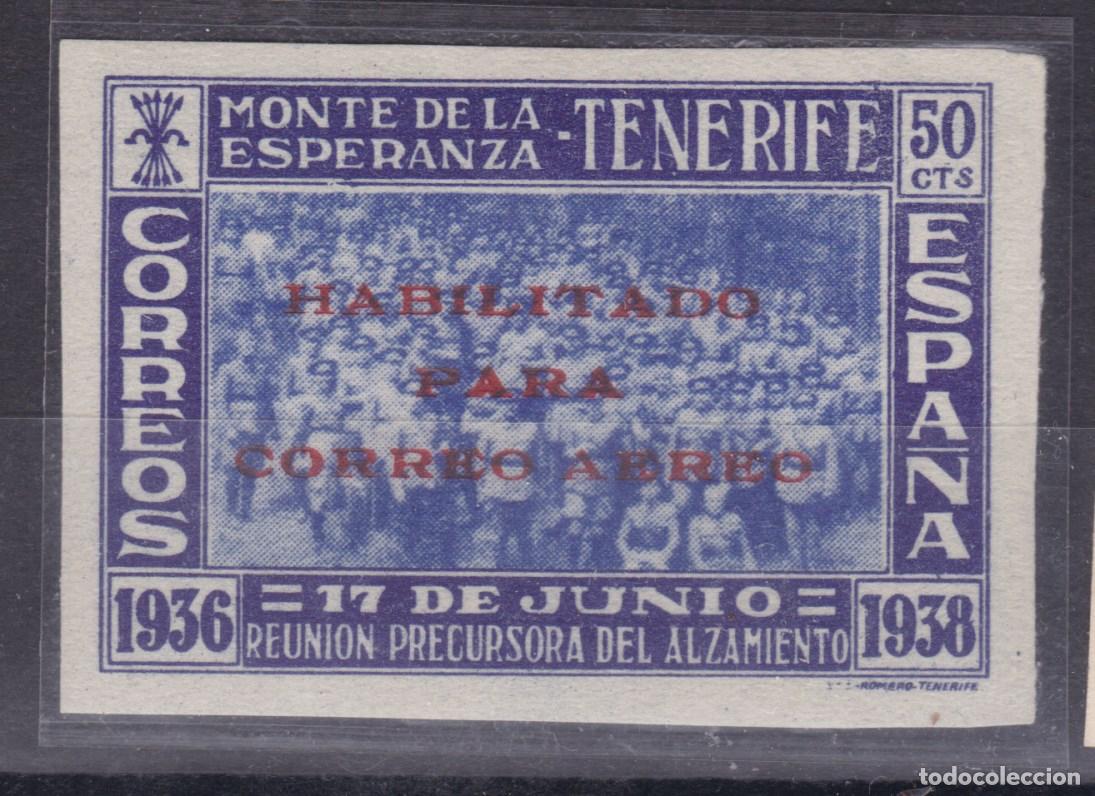 Sellos: FC4-109- CANARIAS Edifil 56 Sin Dentar VARIEDAD Sin LITO. ** Sin Fijasellos. Marquillado. LUJO