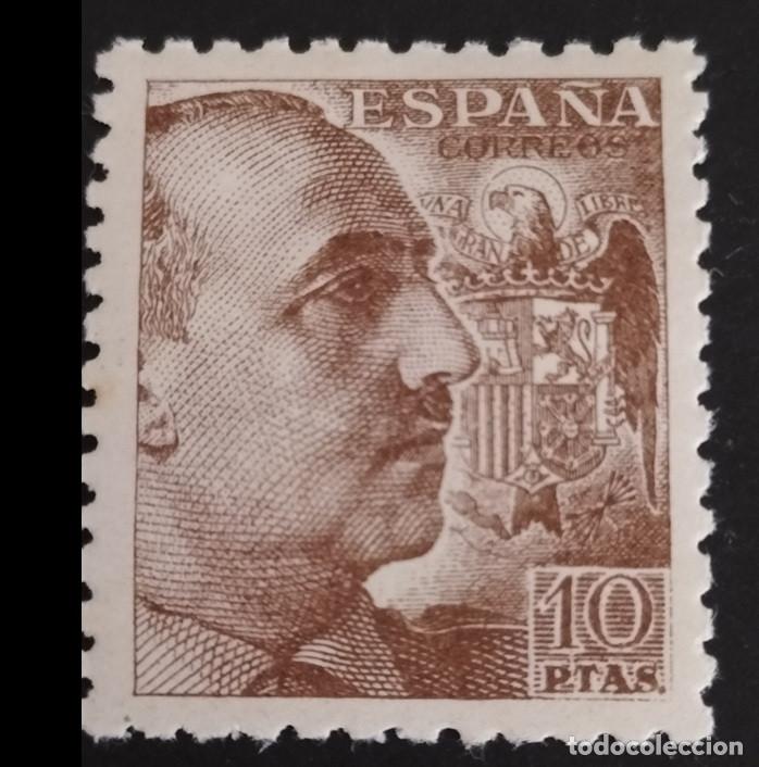 Sellos: Edifil 935 MNH SIN FIJASELLOS Espa&ntilde;a 1940-45 General Franco Numeracion A000000