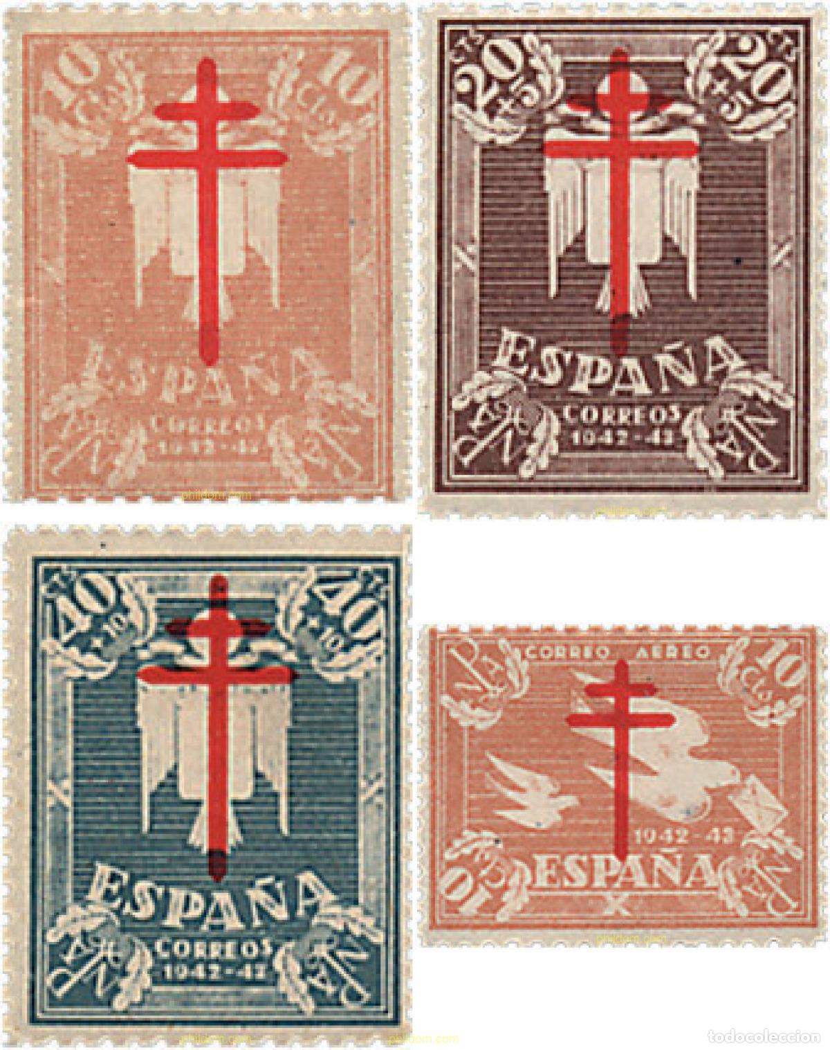 Sellos: 85569 MNH ESPA&Ntilde;A 1942 ANTITUBERCULOSIS