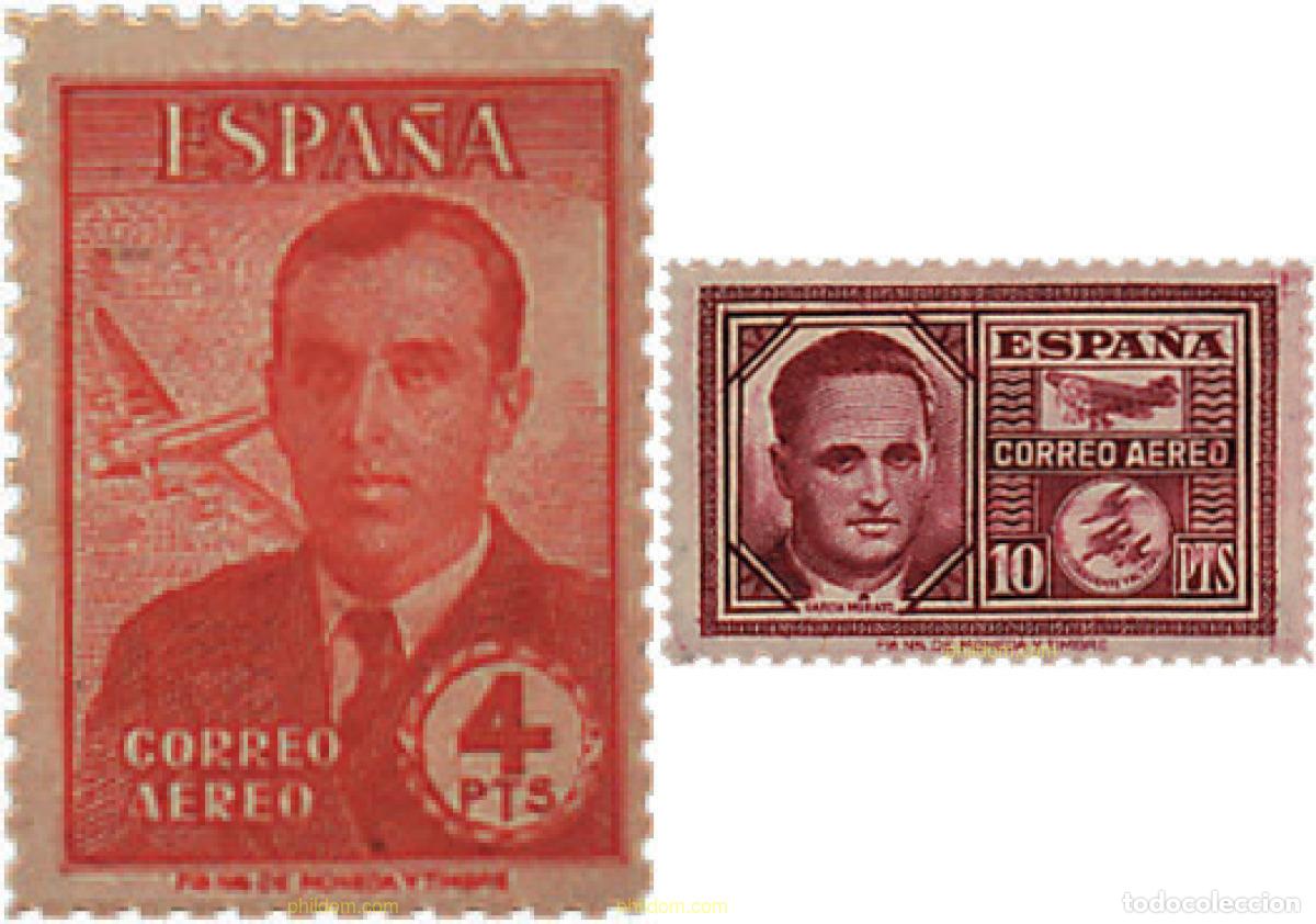 Sellos: 208993 HINGED ESPA&Ntilde;A 1945 HAYA Y GARCIA MORATO