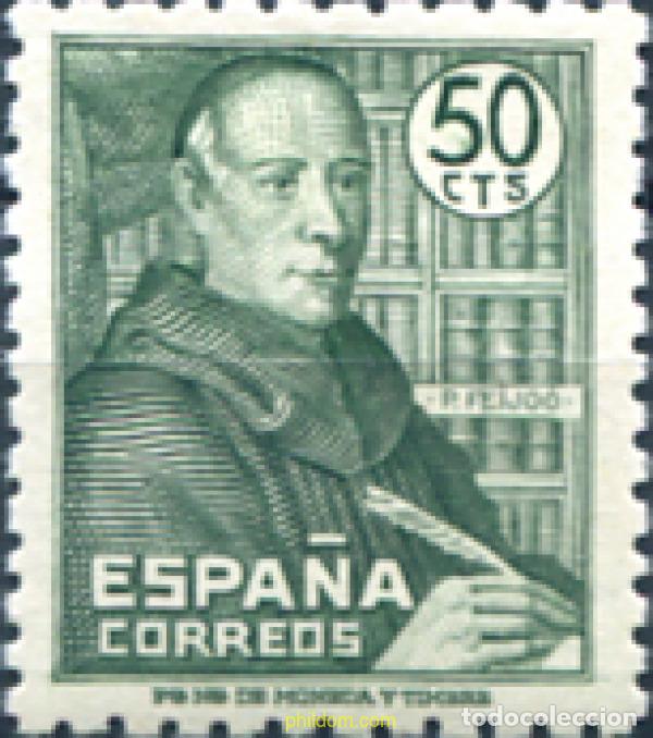 Sellos: 302040 MNH ESPA&Ntilde;A 1947 PADRE BENITO J. FEIJOO
