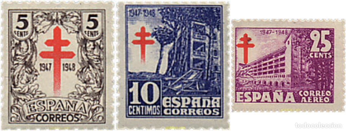 Sellos: 85584 MNH ESPA&Ntilde;A 1947 ANTITUBERCULOSIS