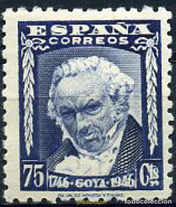Sellos: 208982 MNH ESPA&Ntilde;A 1946 2 CENTENARIO DEL NACIMINETO DE GOYA