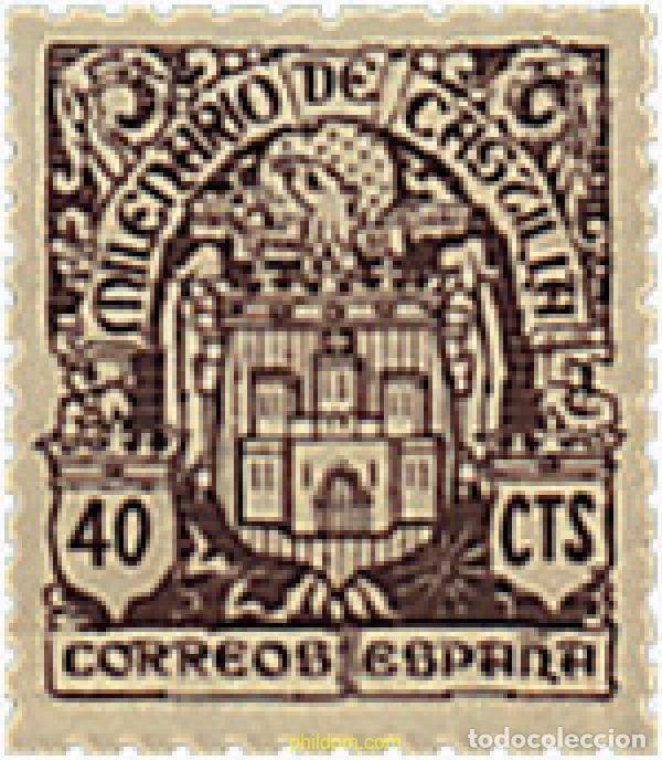 Sellos: 209011 MNH ESPA&Ntilde;A 1944 MILENARIO DE CASTILLA