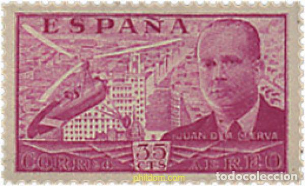 Sellos: 209050 MNH ESPA&Ntilde;A 1941 JUAN DE LA CIERVA