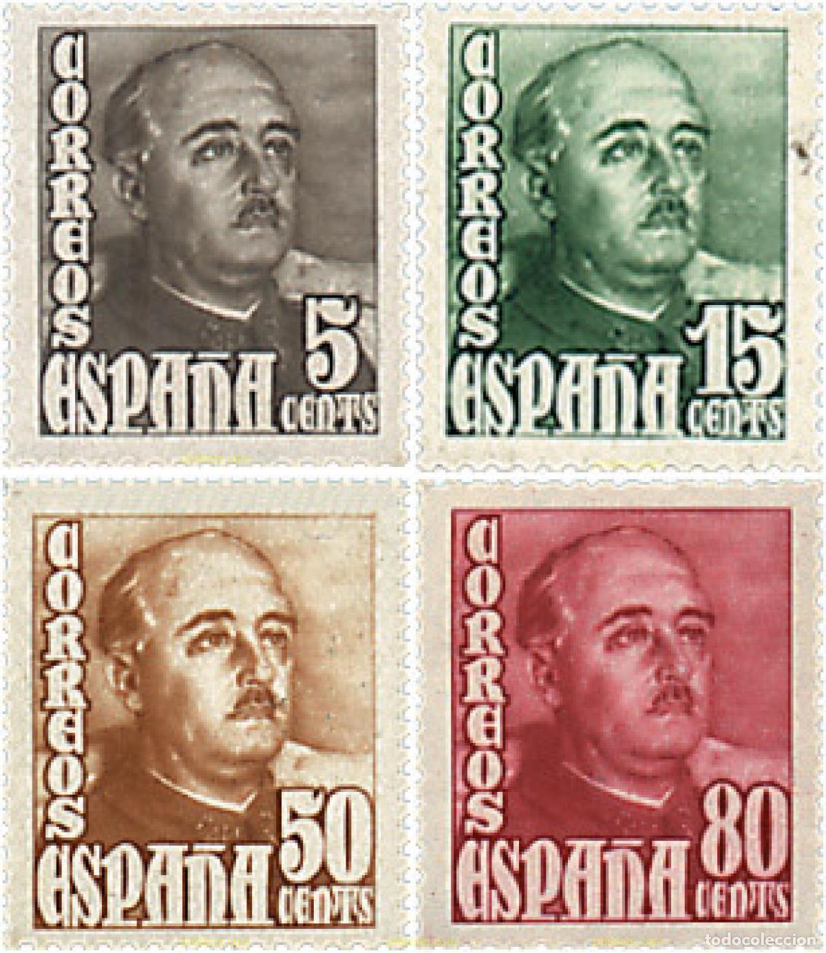 Sellos: 676496 HINGED ESPA&Ntilde;A 1948 GENERAL FRANCO
