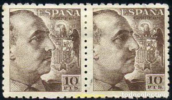 Sellos: 214274 HINGED ESPA&Ntilde;A 1940 GENERAL FRANCO