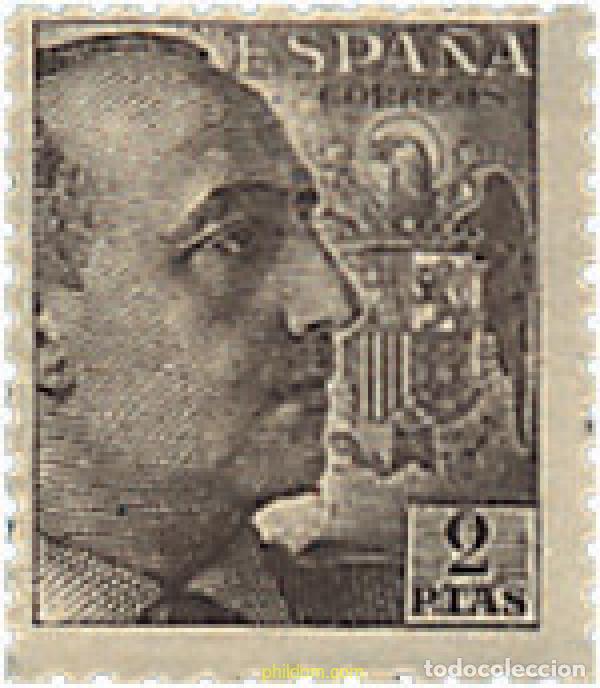 Sellos: 214276 HINGED ESPA&Ntilde;A 1940 GENERAL FRANCO