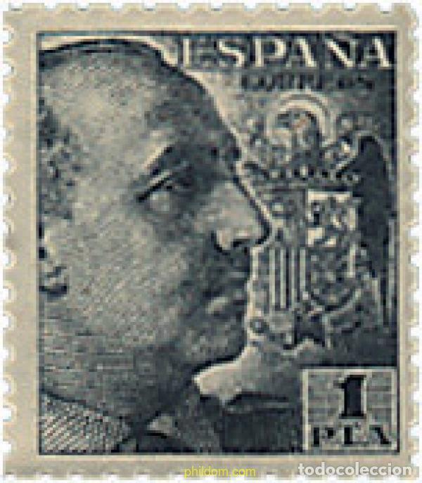 Sellos: 214280 HINGED ESPA&Ntilde;A 1940 GENERAL FRANCO