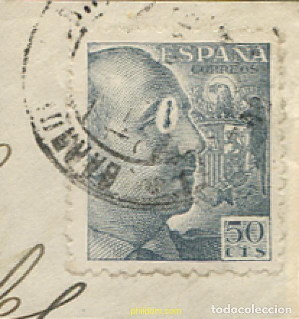Sellos: 271989 USED ESPA&Ntilde;A 1940 GENERAL FRANCO