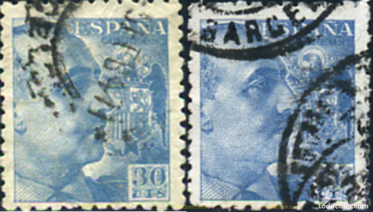 Sellos: 285271 USED ESPA&Ntilde;A 1940 GENERAL FRANCO