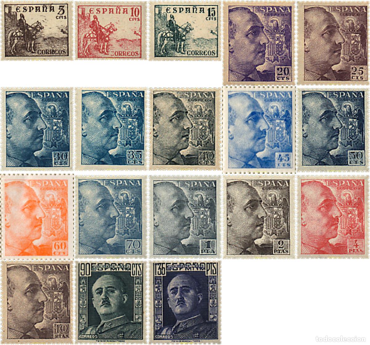Sellos: 130794 MNH ESPA&Ntilde;A 1949 CID Y GENERAL FRANCO