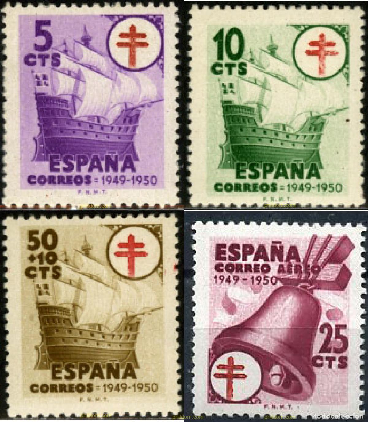 Sellos: 130796 MNH ESPA&Ntilde;A 1949 ANTITUBERCULOSIS