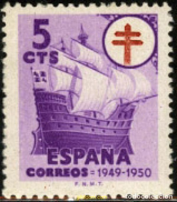 Sellos: 208912 MNH ESPA&Ntilde;A 1949 ANTITUBERCULOSIS