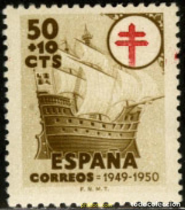 Sellos: 208914 MNH ESPA&Ntilde;A 1949 ANTITUBERCULOSIS