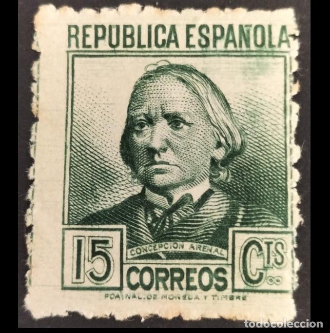 Timbres: Edifil 733 nuevos serie completa nuevos sellos Espa&ntilde;a a&ntilde;o 1936 1938 Cifras y Personajes