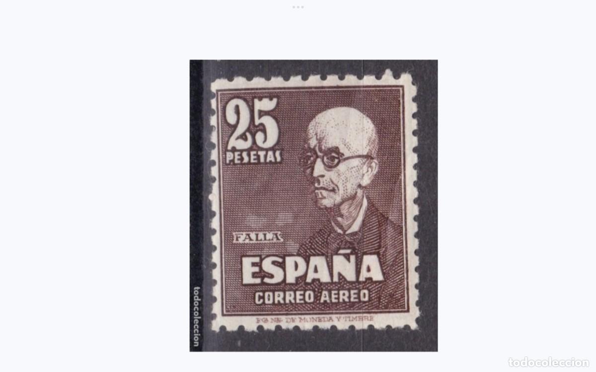 Timbres: ESPA&Ntilde;A - 1947 - ESTADO ESPA&Ntilde;OL - EDIFIL 1015 - MNH** - NUEVO - AEREO - FALLA.