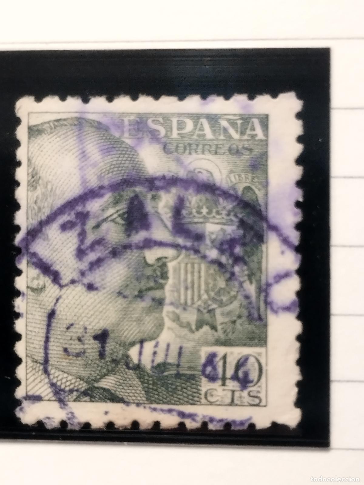 Timbres: SEV ESPA&Ntilde;A. EDIFIL 925. FECHADOR AZUL DE IZALZU. NAVARRA. BONITO Y RARO