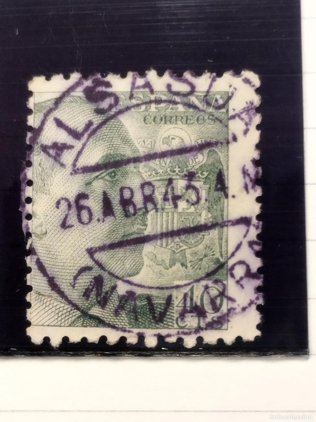 Selos: SEV ESPA&Ntilde;A. EDIFIL 925. FECHADOR VIOLETA DE ALSASUA. NAVARRA. BONITO