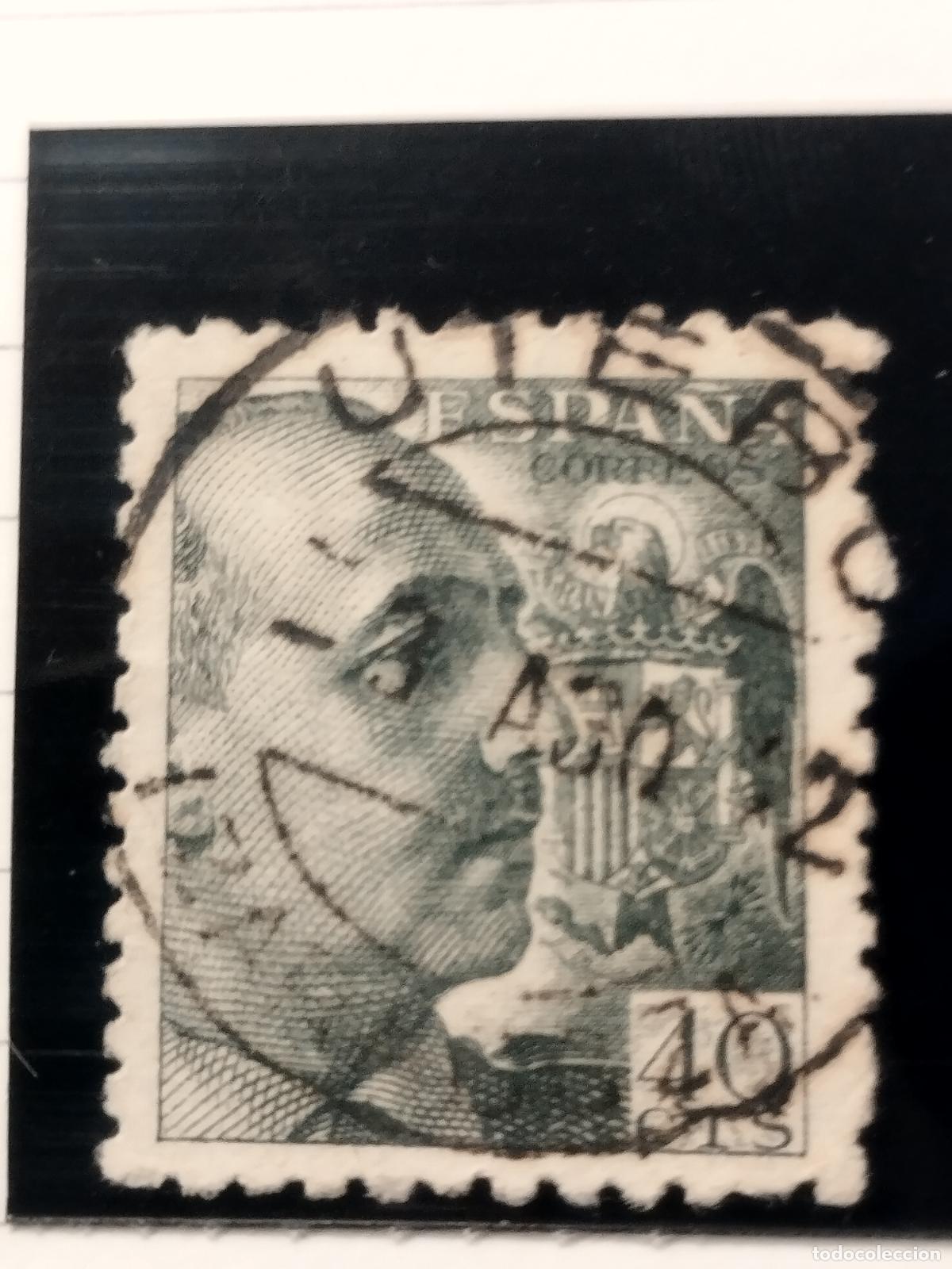 Stamps: SEV ESPA&Ntilde;A. EDIFIL 925. FECHADOR DE UTEBO. ZARAGOZA. BONITO Y RARO.