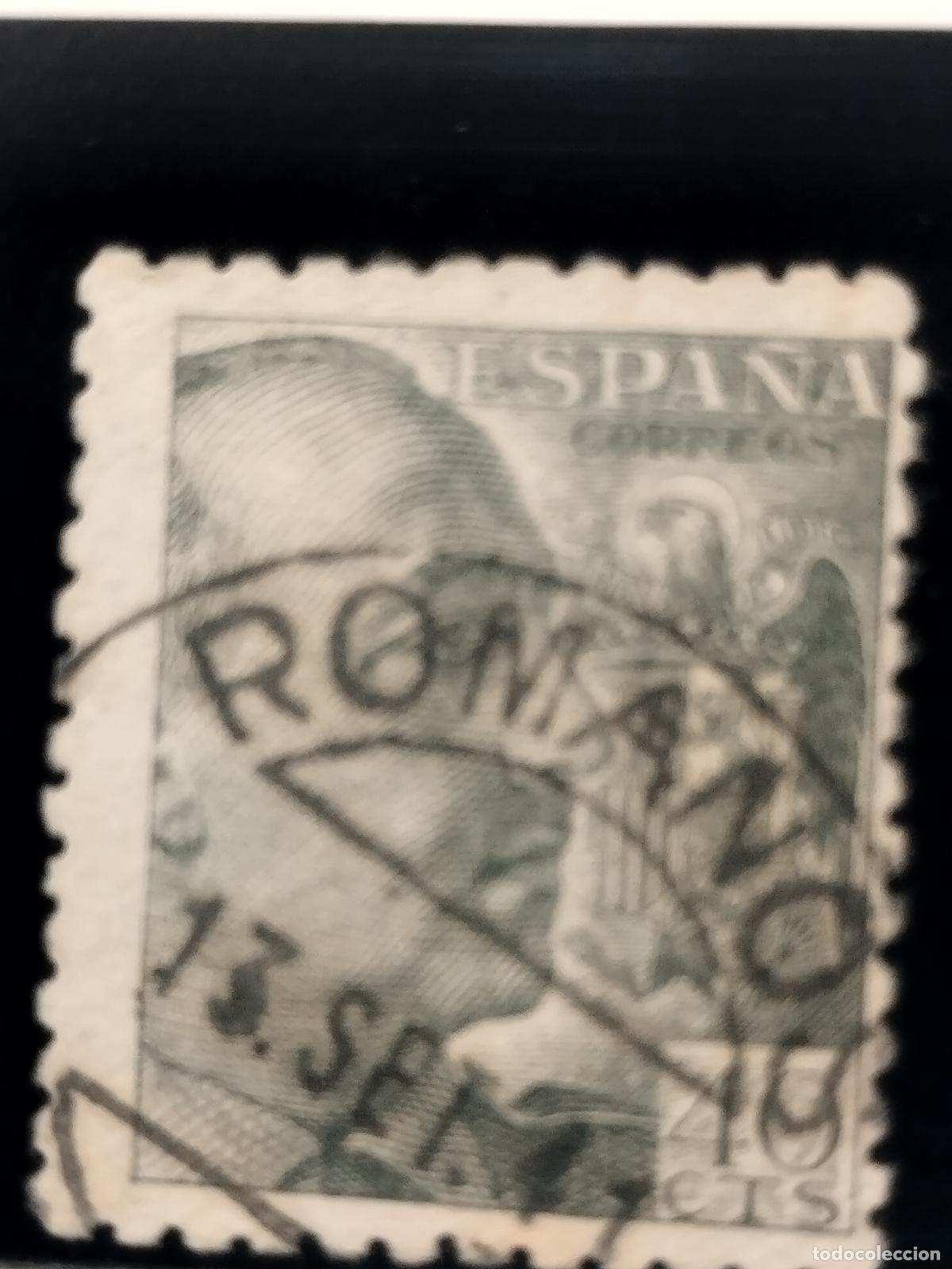 Sellos: SEV ESPA&Ntilde;A. EDIFIL 925. FECHADOR DE ROMANOS. ZARAGOZA. LUJO Y RARO