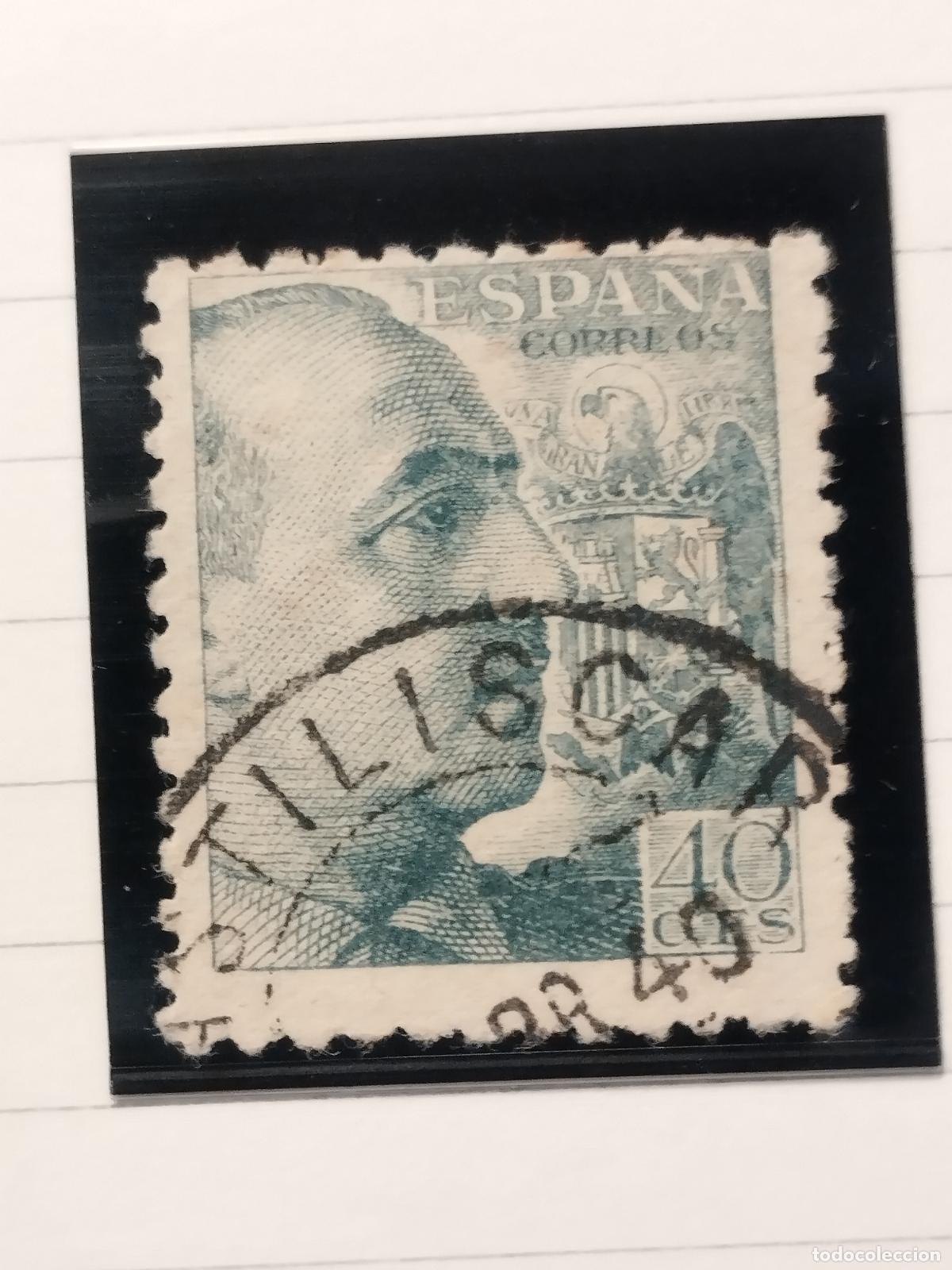 Selos: SEV ESPA&Ntilde;A. EDIFIL 925. FECHADOR DE CATILISCAR. ZARAGOZA. BONITO Y RARO