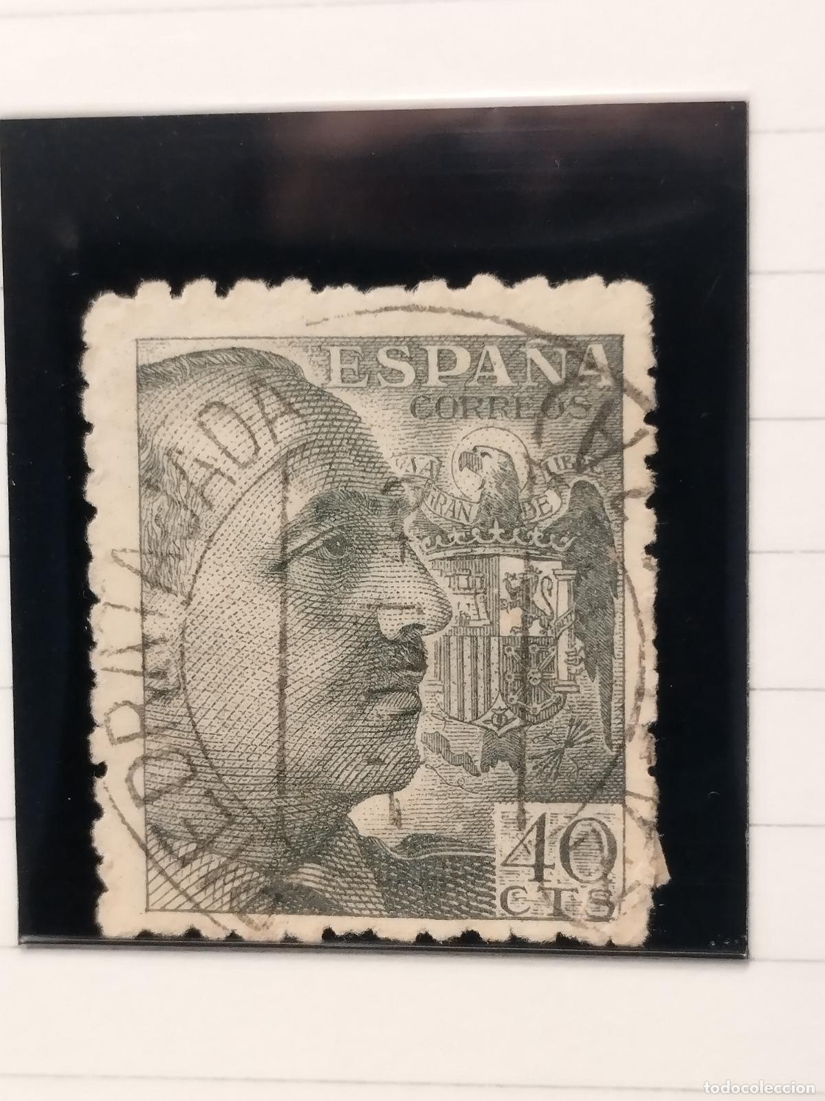 Sellos: SEV ESPA&Ntilde;A. EDIFIL 925. FECHADOR DE PIEDRATAJADA. ZARAGOZA. BONITO Y RARISIMO.