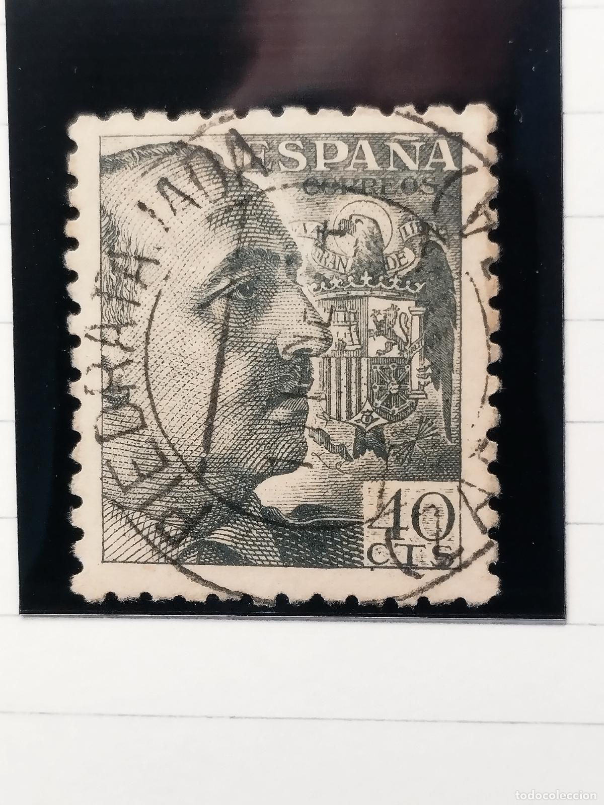 Sellos: SEV ESPA&Ntilde;A. EDIFIL 925. FECHADOR DE PIEDRATAJADA. ZARAGOZA. BONITO Y RARISIMO.