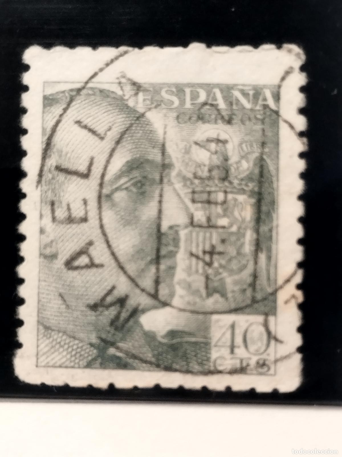 Francobolli: SEV ESPA&Ntilde;A. EDIFIL 925. FECHADOR DE MAELLA. ZARAGOZA. LUJO Y RARO