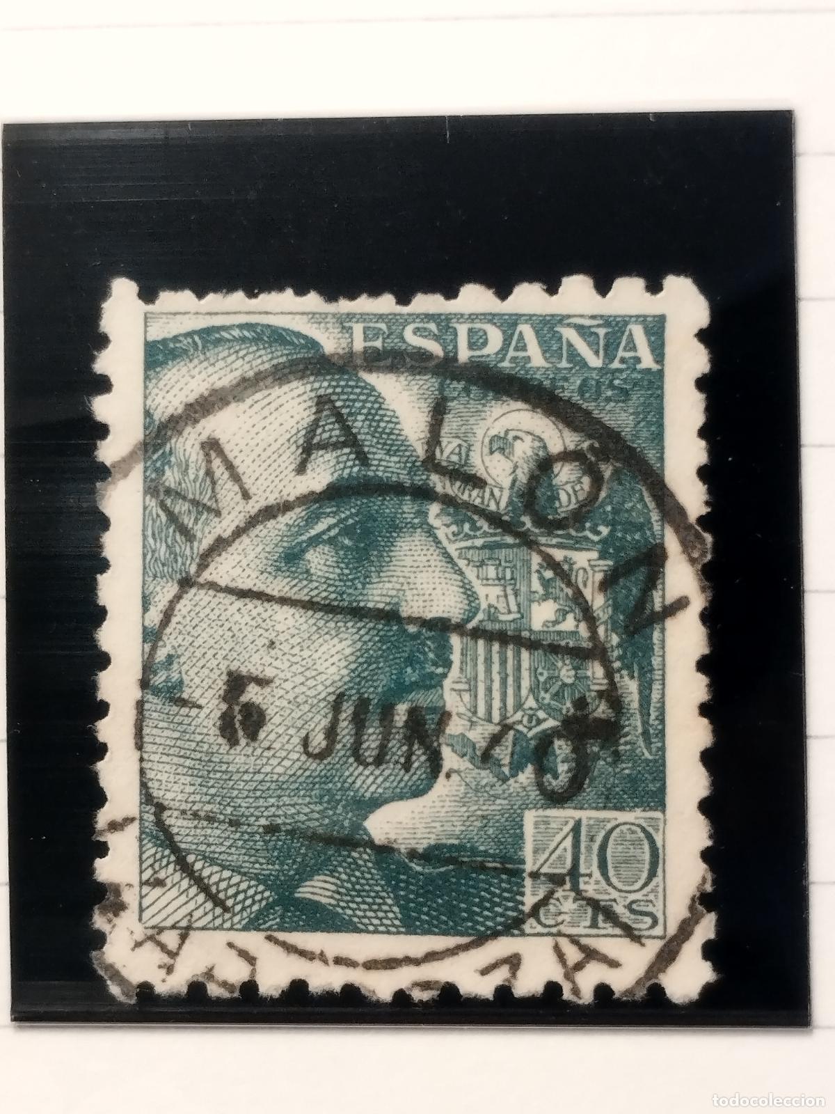 Selos: SEV ESPA&Ntilde;A. EDIFIL 925. FECHADOR DE MALON. ZARAGOZA. LUJO Y RARO