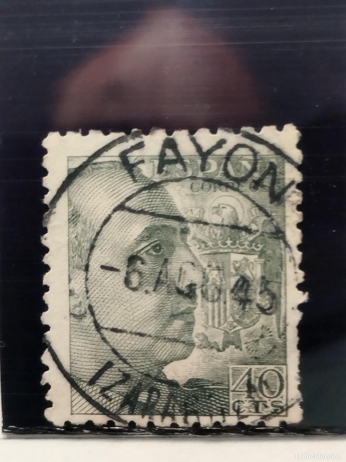 Stamps: SEV ESPA&Ntilde;A. EDIFIL 925. FECHADOR DE FAYON. ZARAGOZA. LUJO.