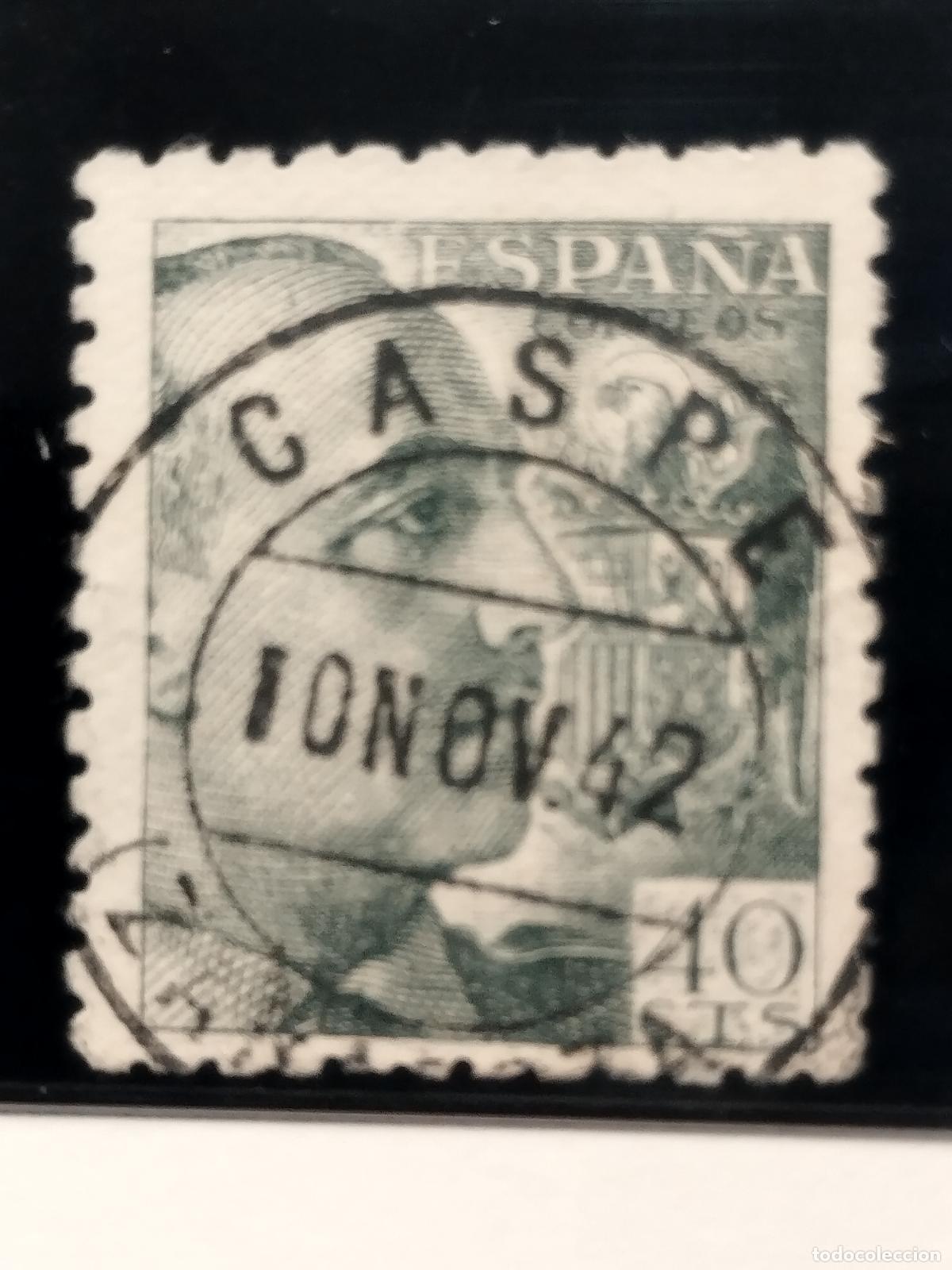 Selos: SEV ESPA&Ntilde;A. EDIFIL 925. FECHADOR DE CASPE. ZARAGOZA. LUJO.