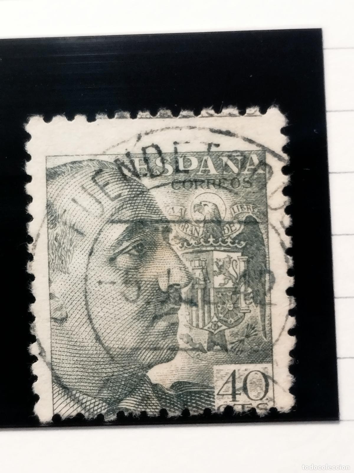 Stamps: SEV ESPA&Ntilde;A. EDIFIL 925. FECHADOR DE FUENDETODOS. ZARAGOZA. BONITO Y RARO.