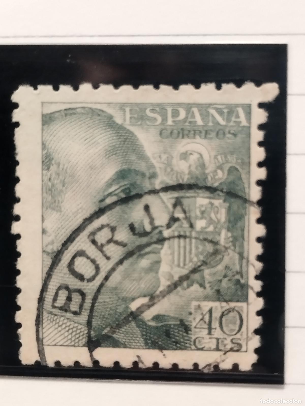 Selos: SEV ESPA&Ntilde;A. EDIFIL 925. FECHADOR DE BORJA. ZARAGOZA. BONITO