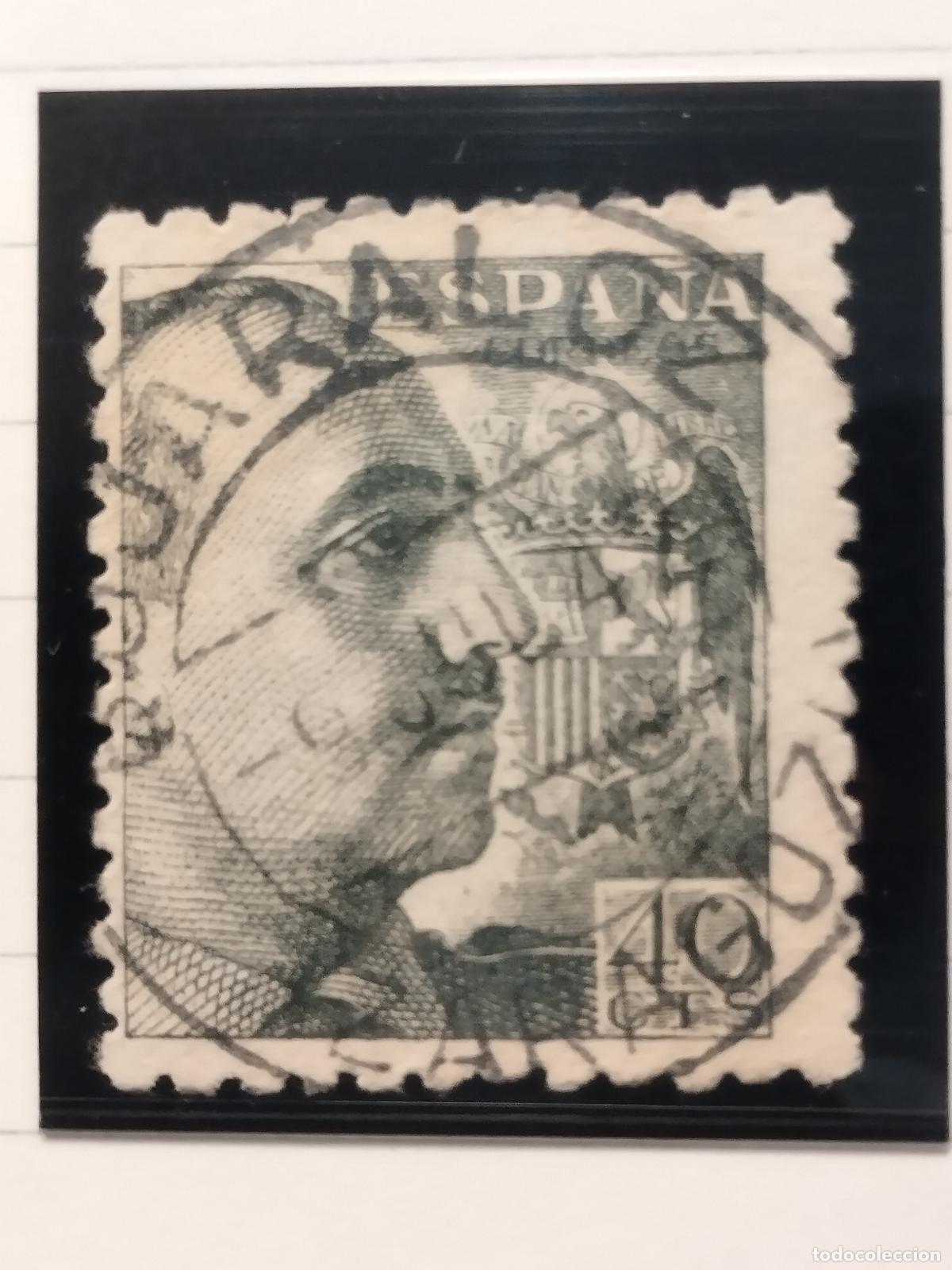 Stamps: SEV ESPA&Ntilde;A. EDIFIL 925. FECHADOR DE BUJARALOZ. ZARAGOZA. BONITO Y RARO